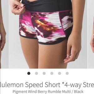 Lululemon Speed Shorts